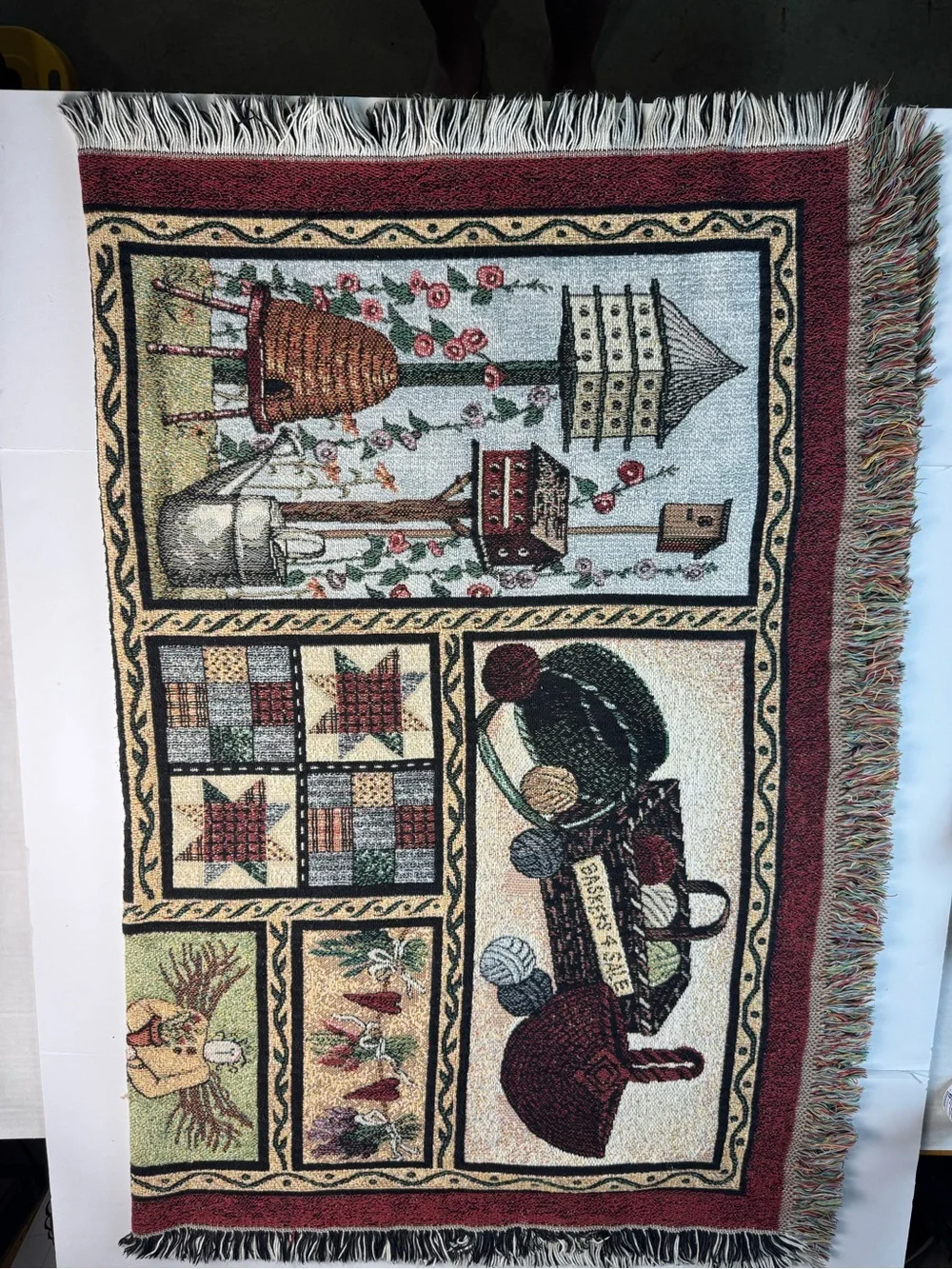Deb Strain America Simple pleasures throw 45” x 58”